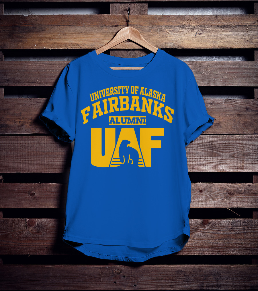 University Of Alaska Fairbanks Alumni UAF Bear T-Shirt