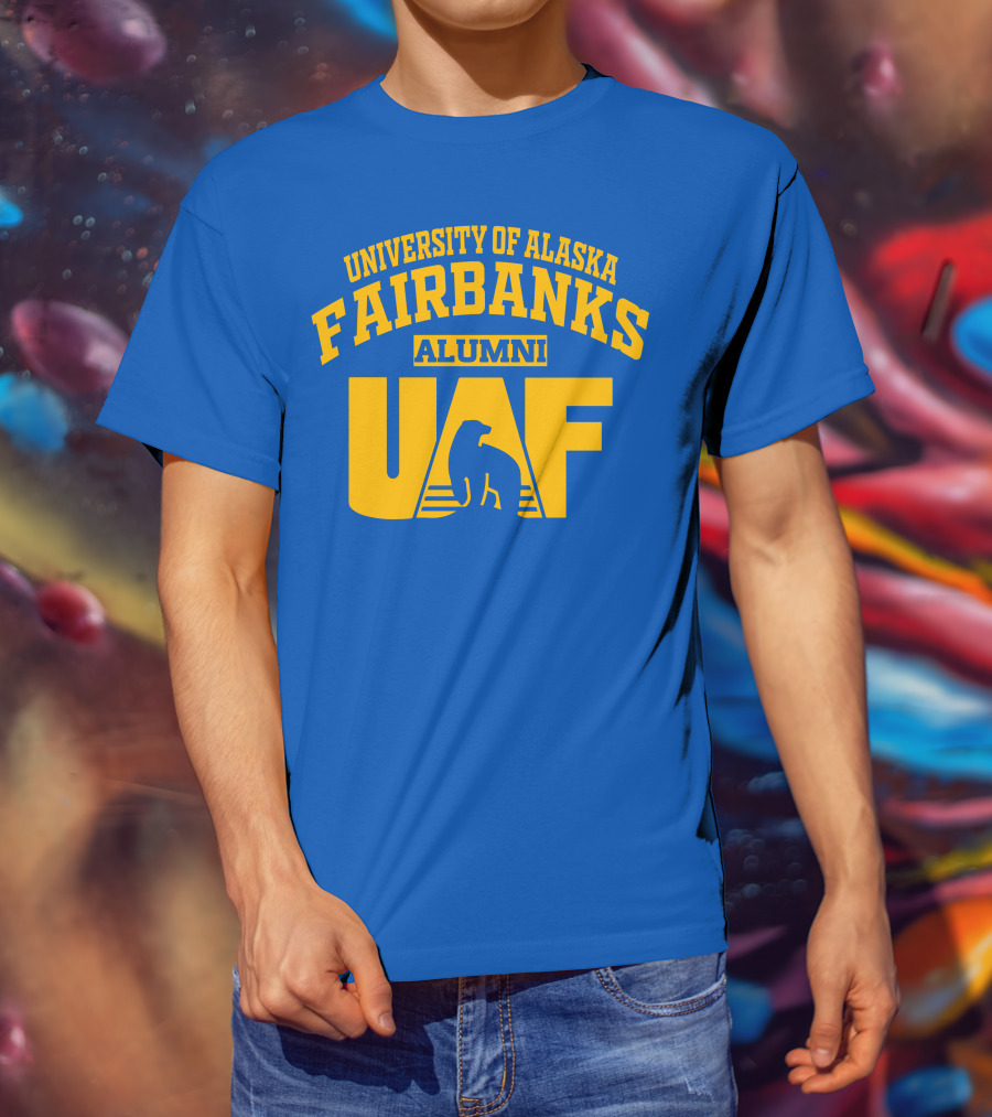 University Of Alaska Fairbanks Alumni UAF Bear T-Shirt