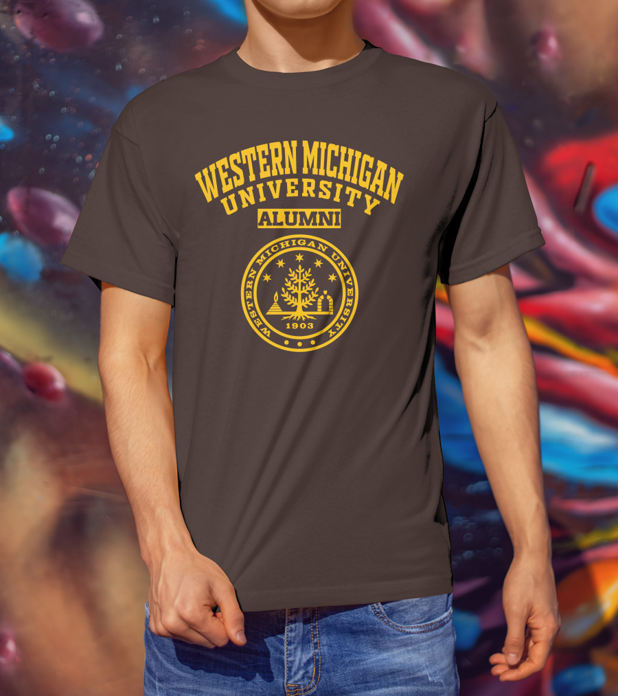 Western Michigan University Alumni 1903 Seal T-Shirt