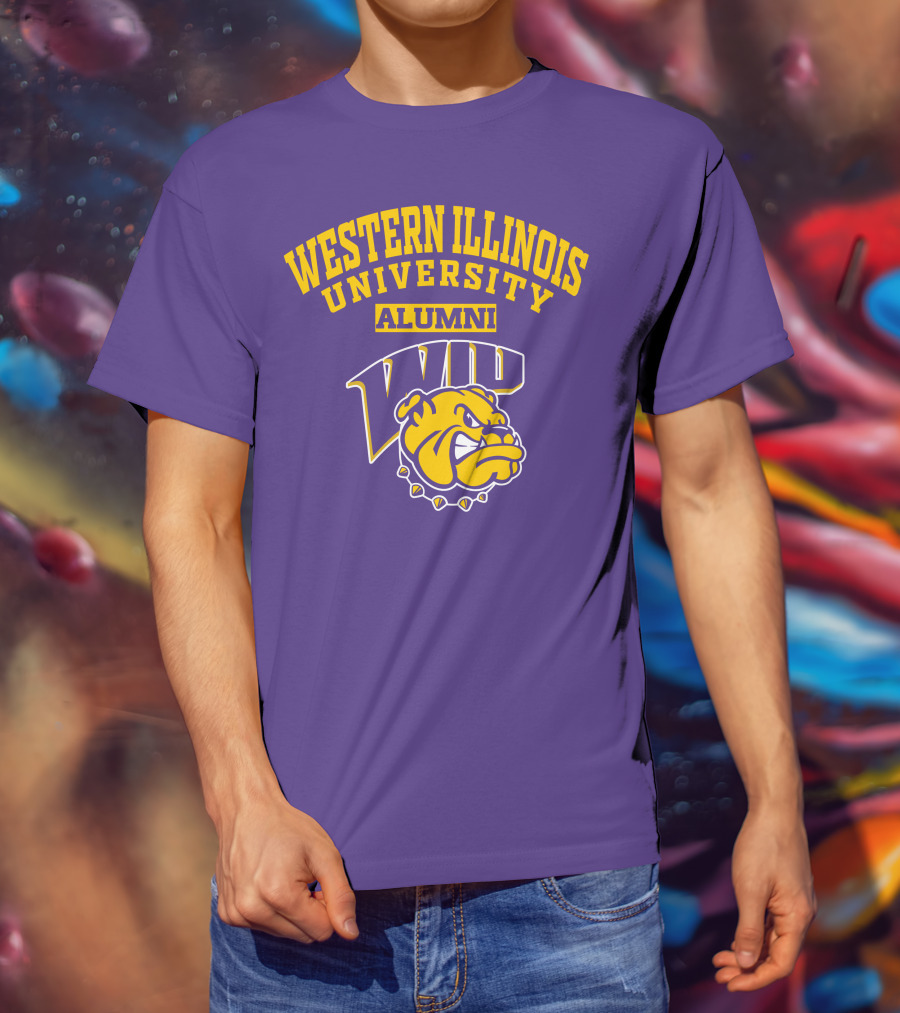 Western Illinois University Alumni WIU Bulldog T-Shirt
