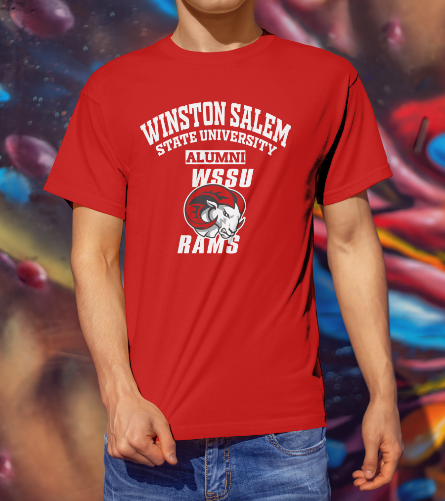 Winston Salem State University Alumni WSSU Rams T-Shirt
