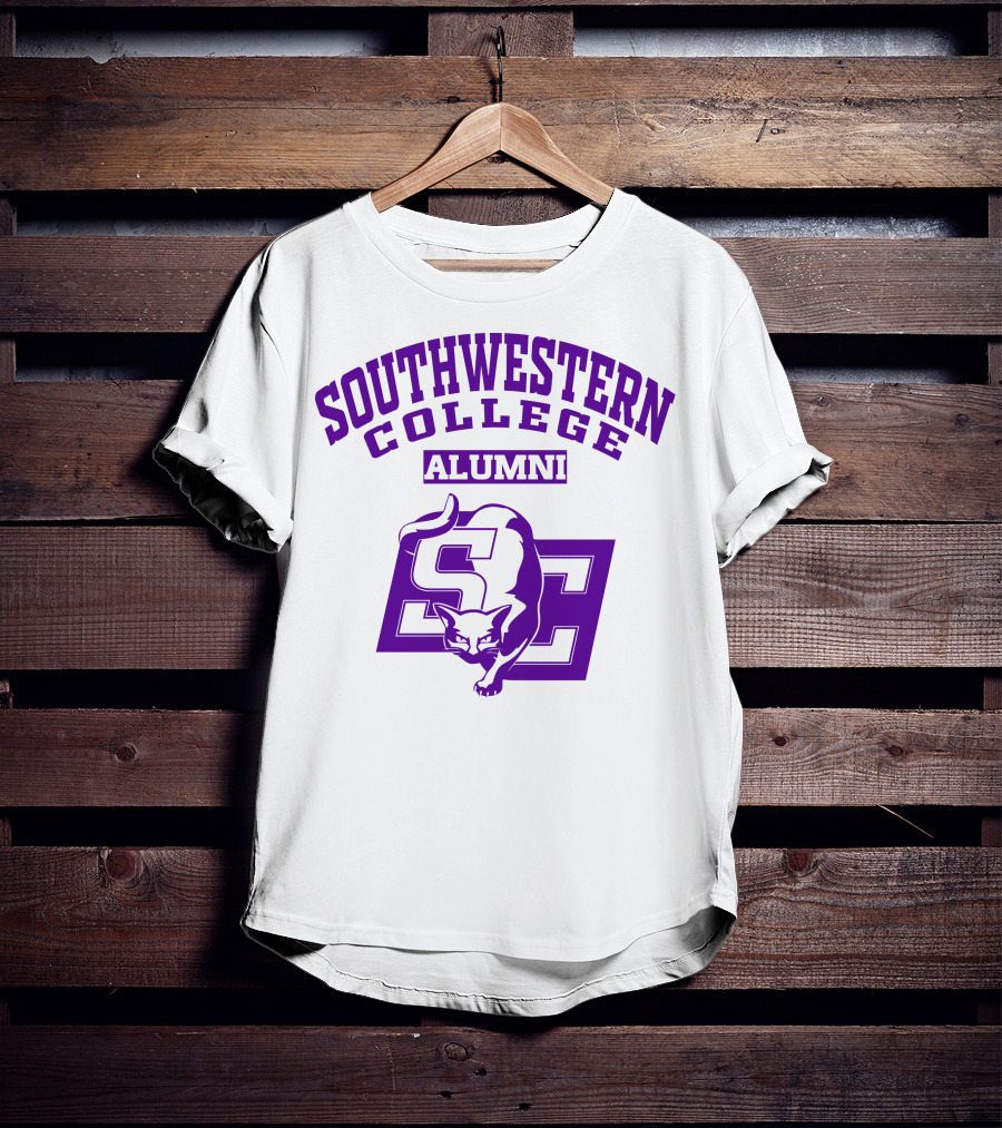 Southwestern College Alumni SC Logo With Cougar T-Shirt