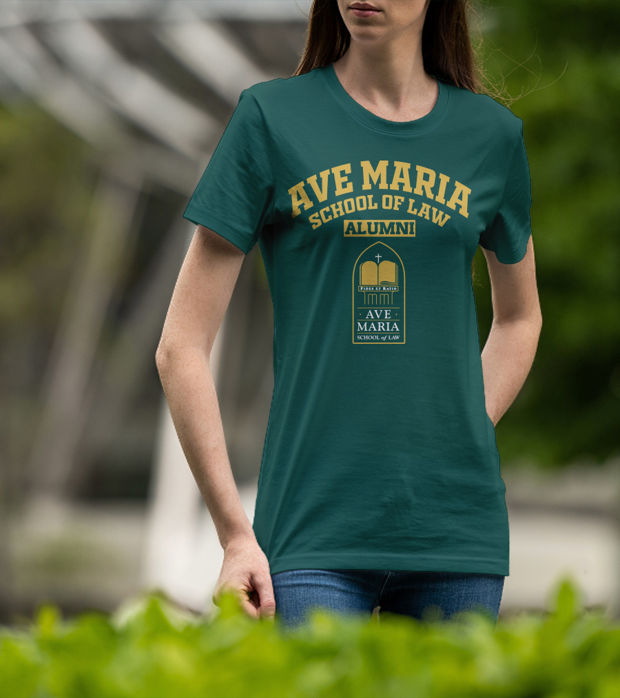 Ave Maria School Of Law Alumni Fides Et Ratio Crest T-Shirt