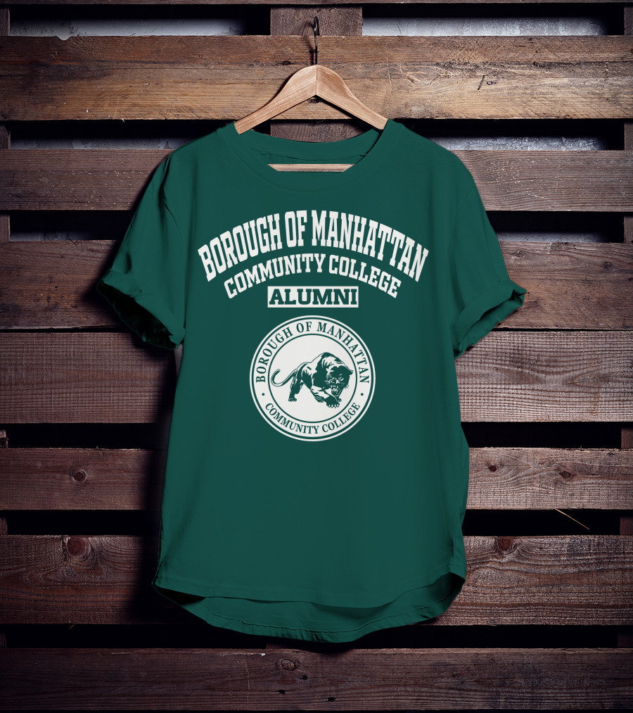 Borough Of Manhattan Community College Alumni Panther T-Shirt