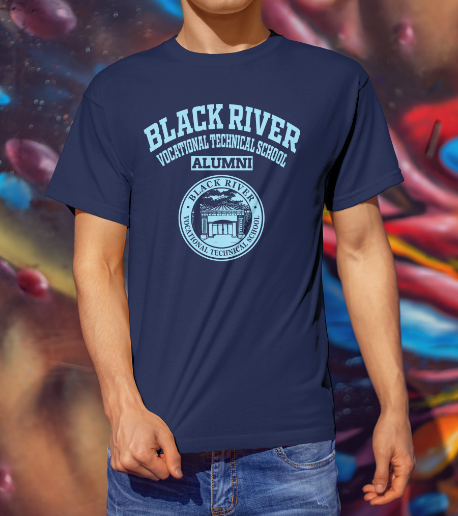 Black River Vocational Technical School Alumni Seal T-Shirt