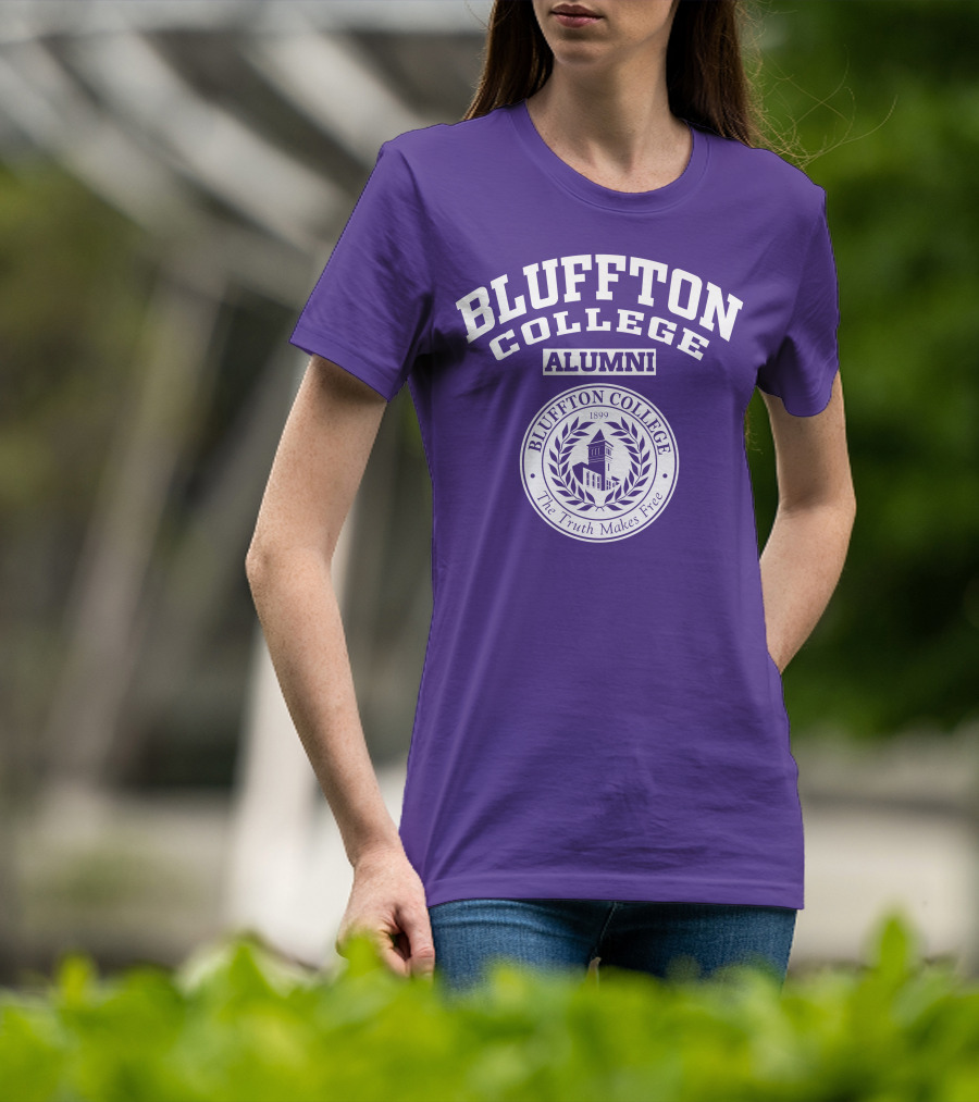 Bluffton College Alumni The Truth Makes Free 1899 Seal T-Shirt