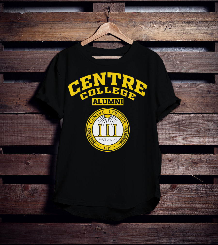 Centre College Alumni Doctrina Lux Mentis Seal 1819 T-Shirt