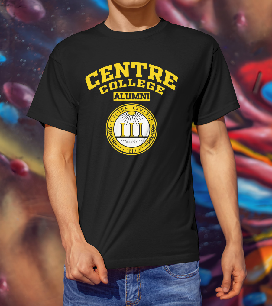 Centre College Alumni Doctrina Lux Mentis Seal 1819 T-Shirt