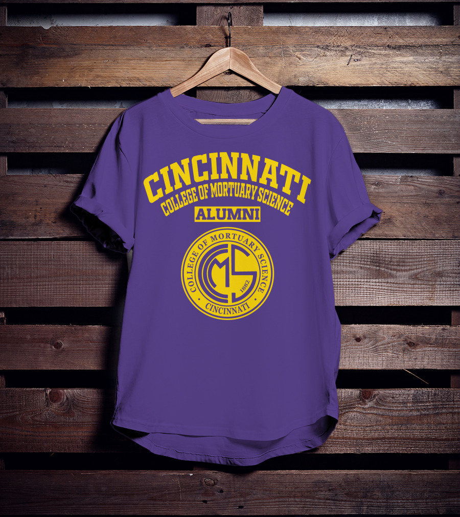 Cincinnati College Of Mortuary Science Alumni Emblem 1882 T-Shirt