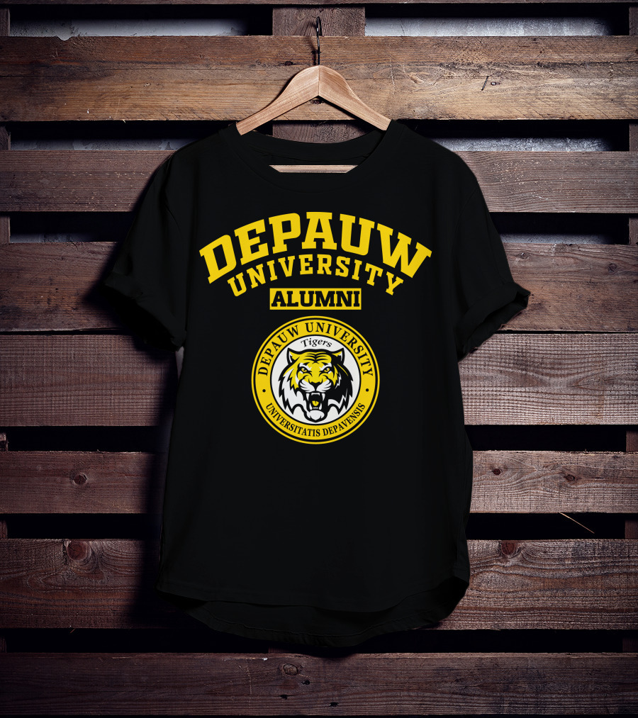 DePauw University Alumni Tigers Universitatis Depawensis T-Shirt