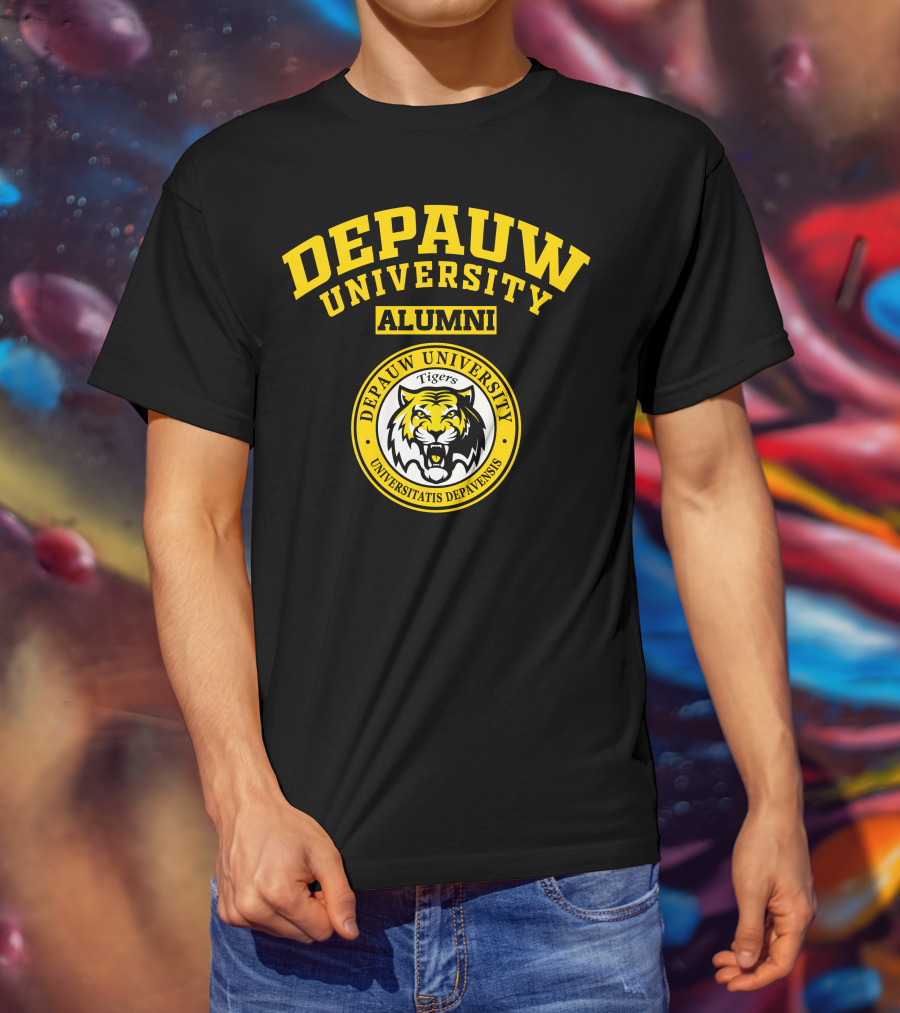 DePauw University Alumni Tigers Universitatis Depawensis T-Shirt