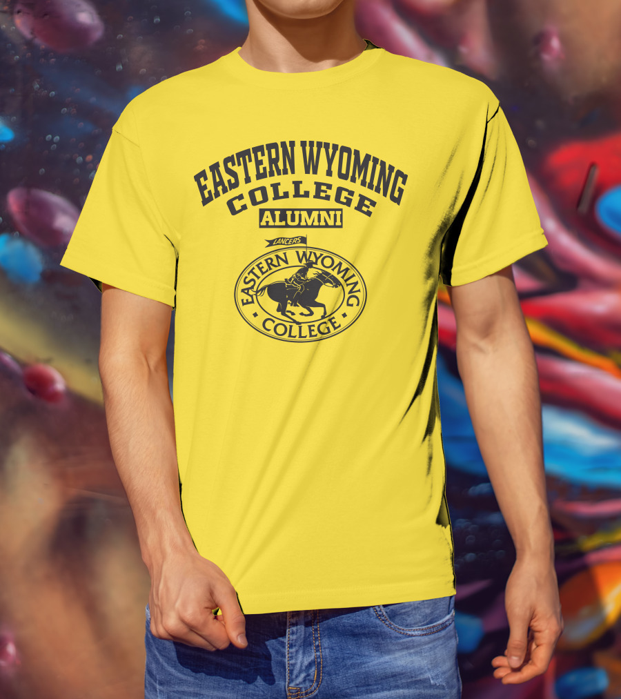 Eastern Wyoming College Alumni Lancers Rider T-Shirt