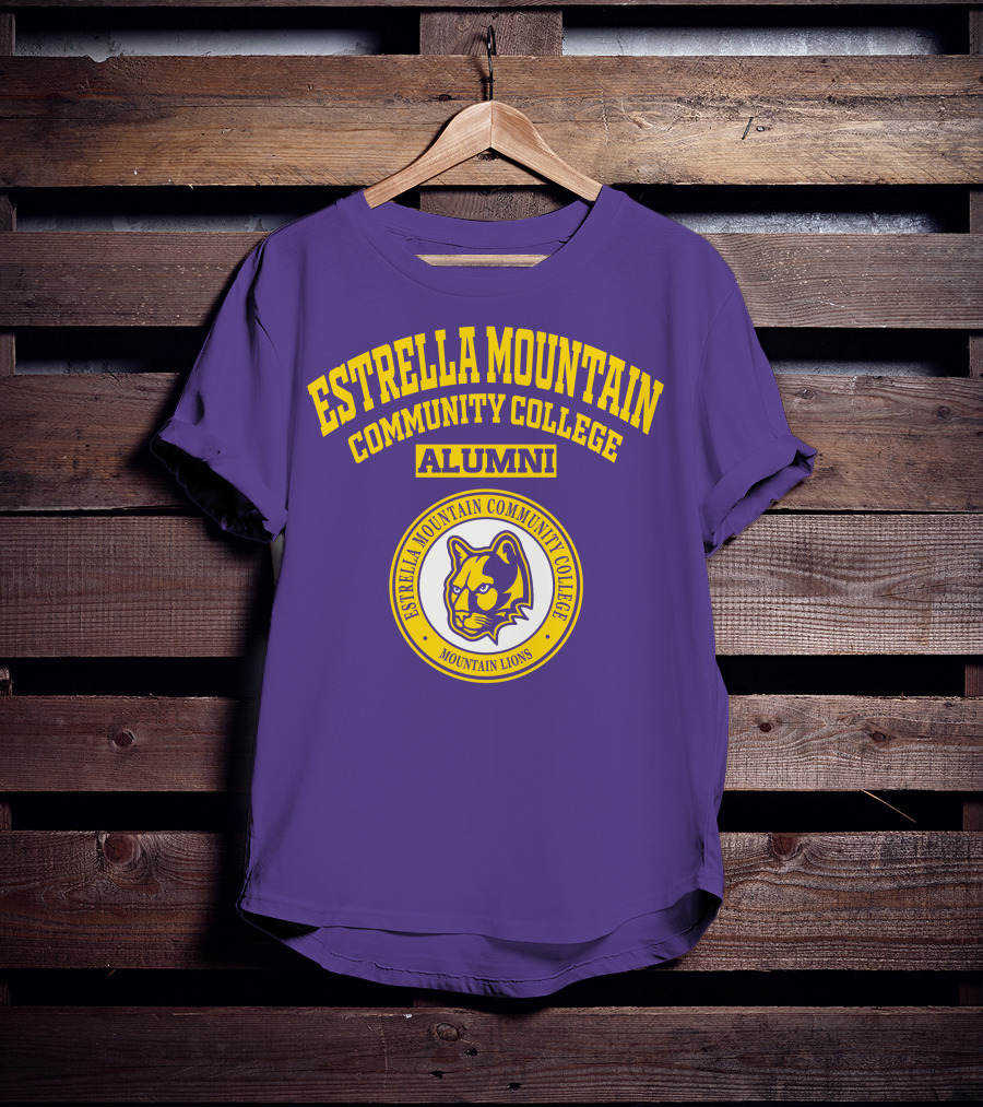 Estrella Mountain Community College Alumni Mountain Lions T-Shirt