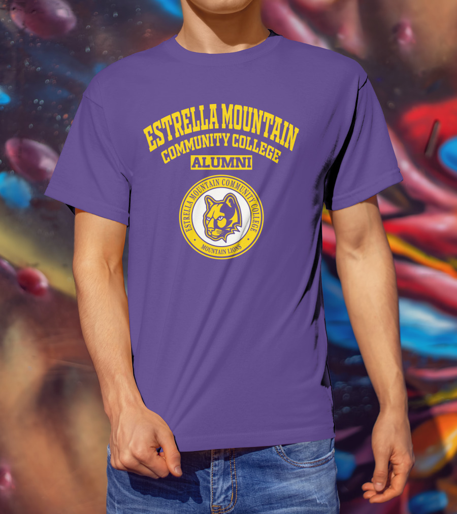 Estrella Mountain Community College Alumni Mountain Lions T-Shirt