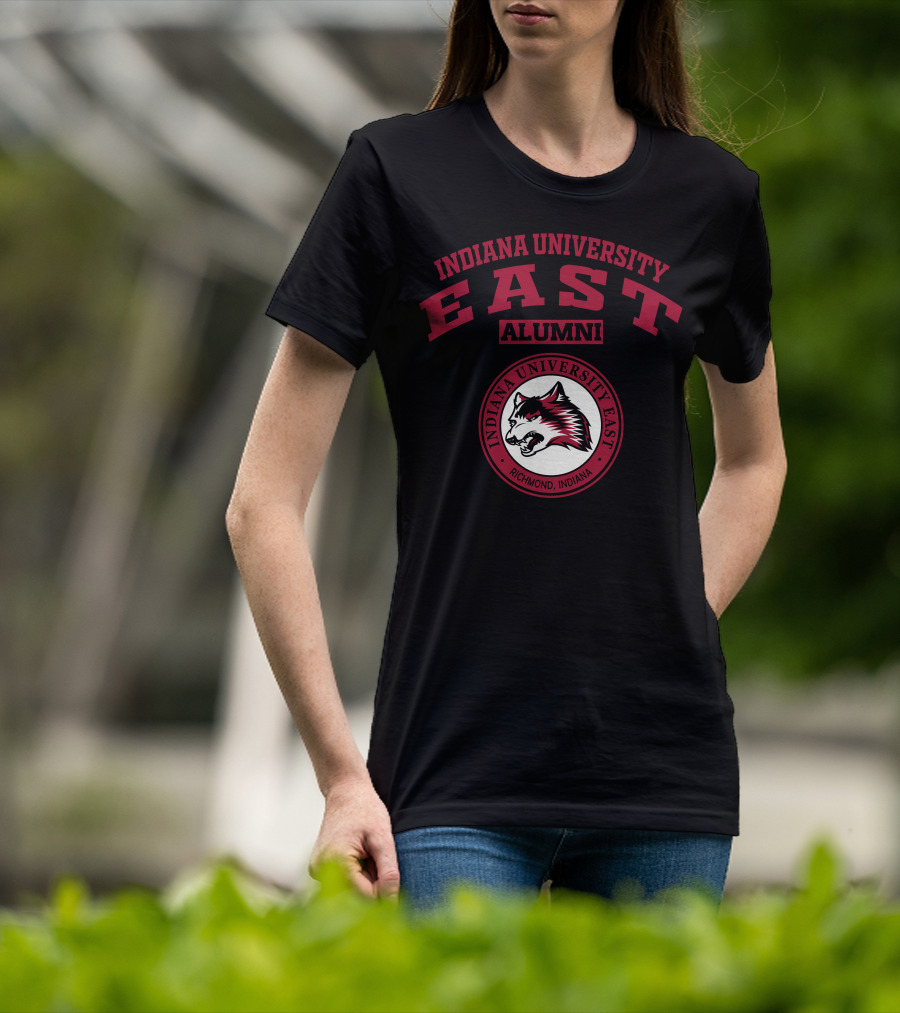 Indiana University East Alumni Richmond Indiana Wolf T-Shirt