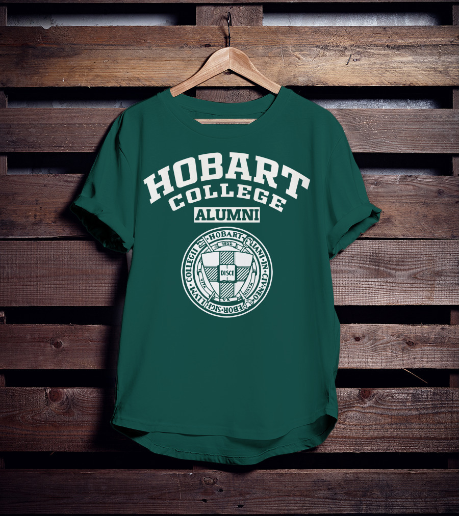 Hobart College Alumni Seal Disce 1822 Ebor Sicut Lilium Candidum T-Shirt