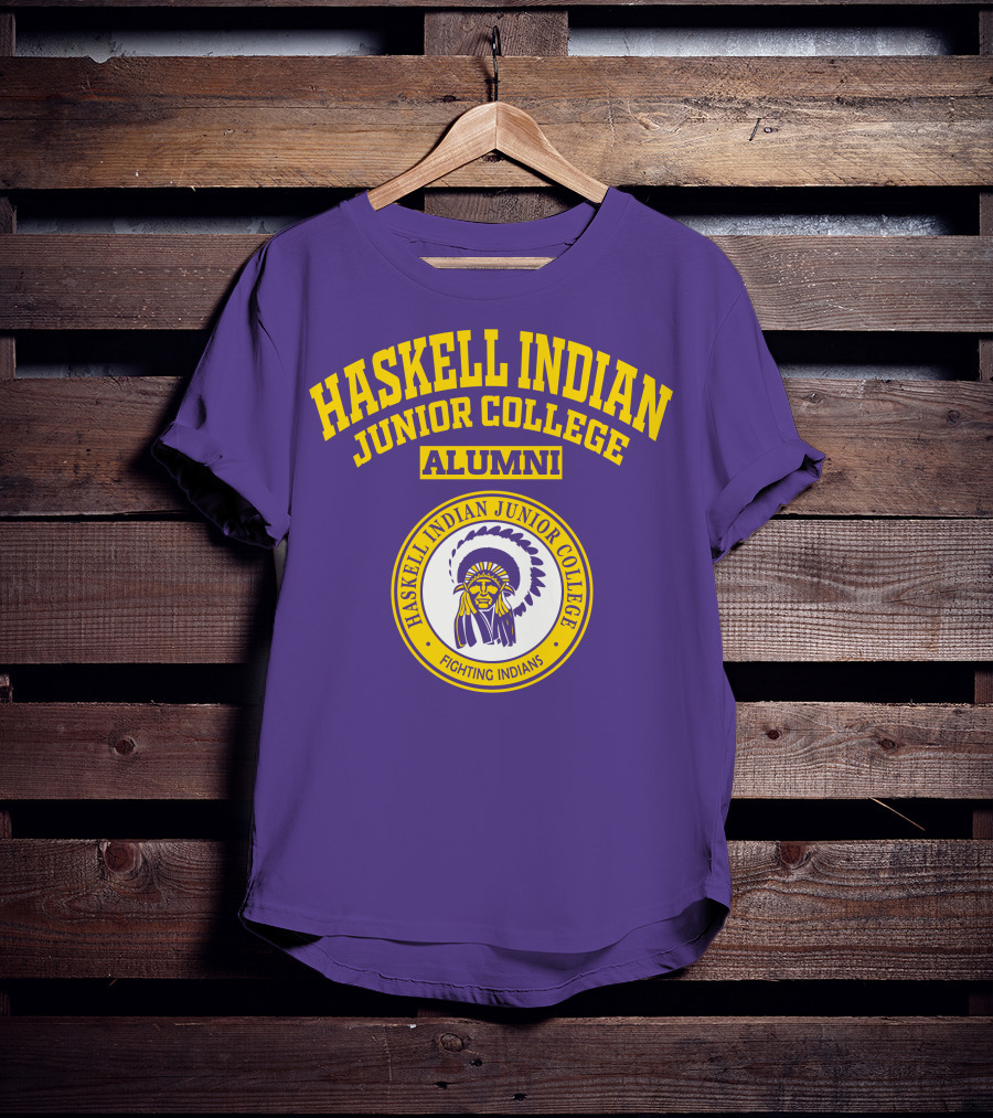 Haskell Indian Junior College Alumni Fighting Indians T-Shirt