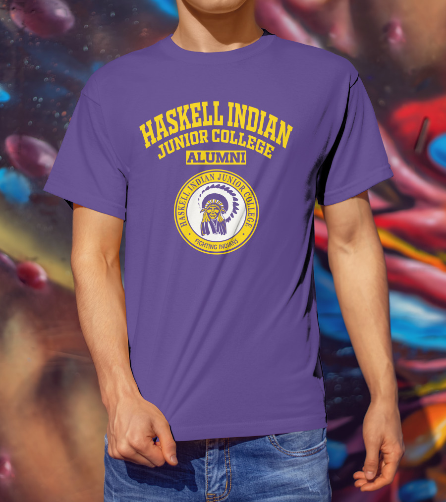 Haskell Indian Junior College Alumni Fighting Indians T-Shirt