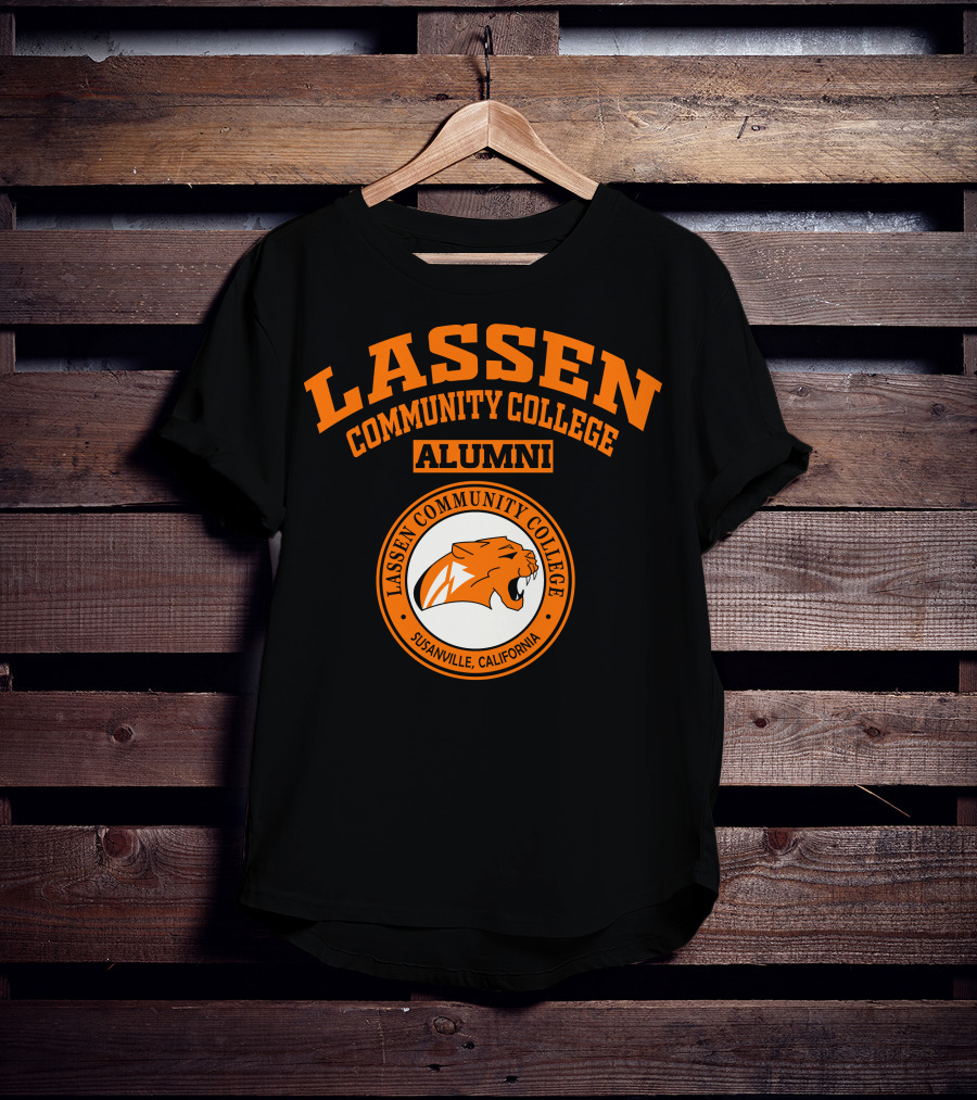 Lassen Community College Alumni Susanville California Tiger T-Shirt