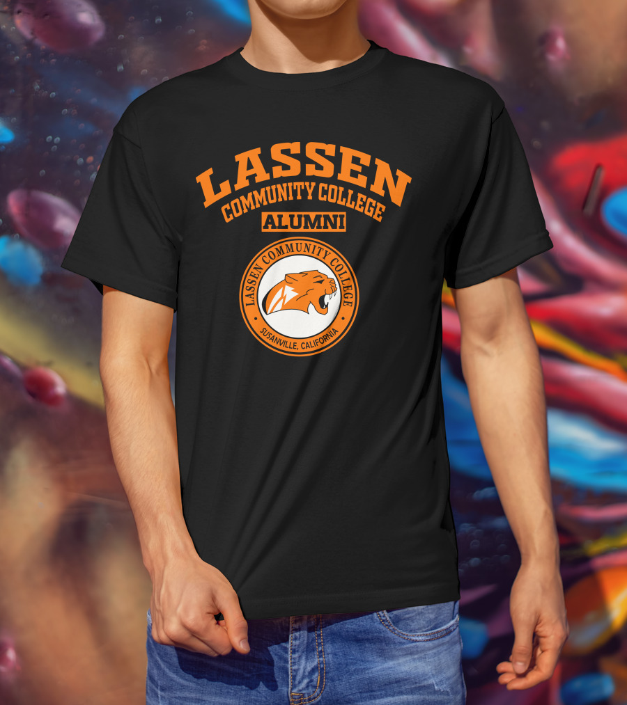 Lassen Community College Alumni Susanville California Tiger T-Shirt