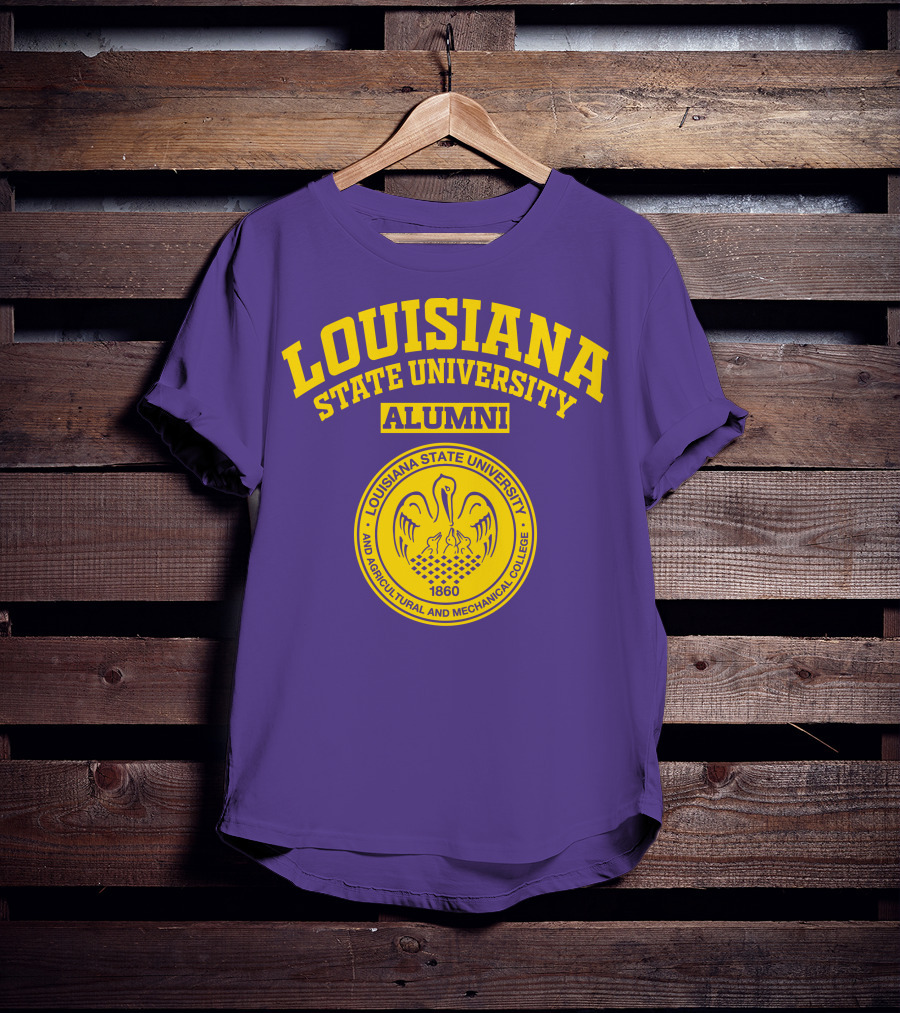 Louisiana State University Alumni Emblem 1860 T-Shirt