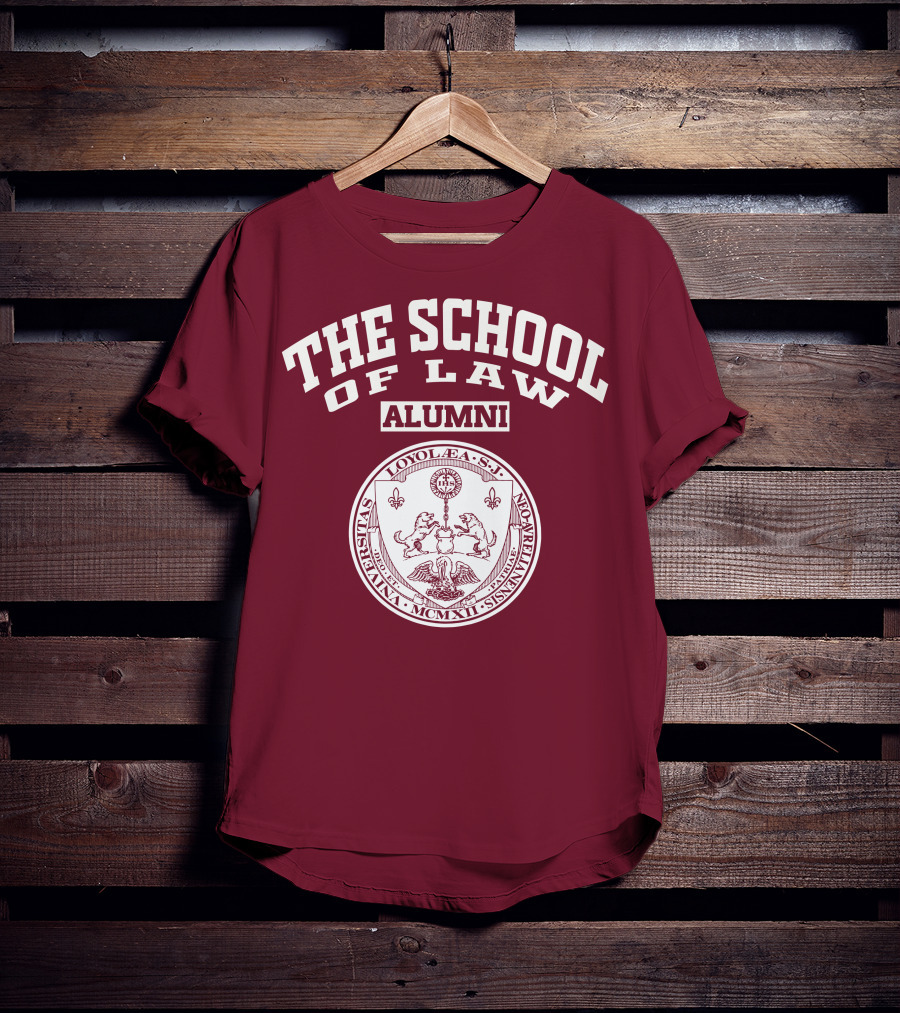 The School Of Law Alumni Loyola Universitas Seal T-Shirt