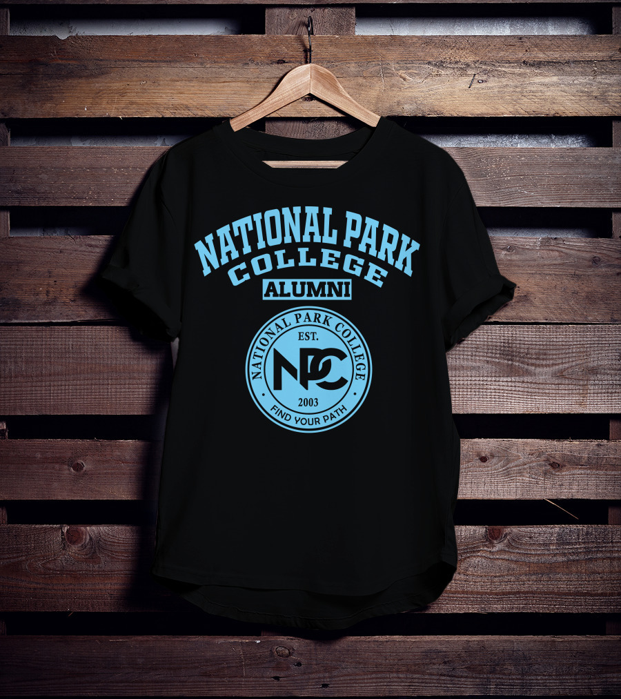 National Park College Alumni NPC Est. 2003 Find Your Path T-Shirt