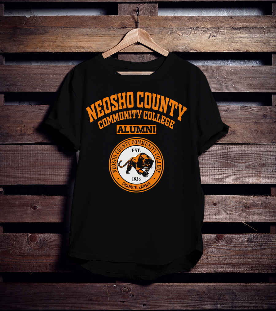 Neosho County Community College Alumni EST 1936 Chanute Kansas Panther T-Shirt