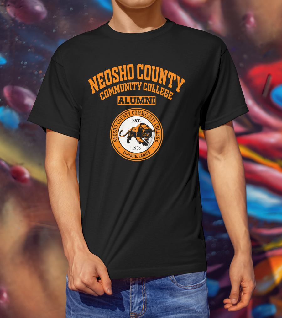 Neosho County Community College Alumni EST 1936 Chanute Kansas Panther T-Shirt