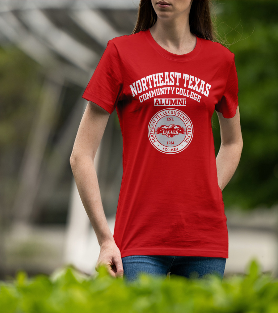Northeast Texas Community College Alumni Eagles Est. 1984 Focused T-Shirt