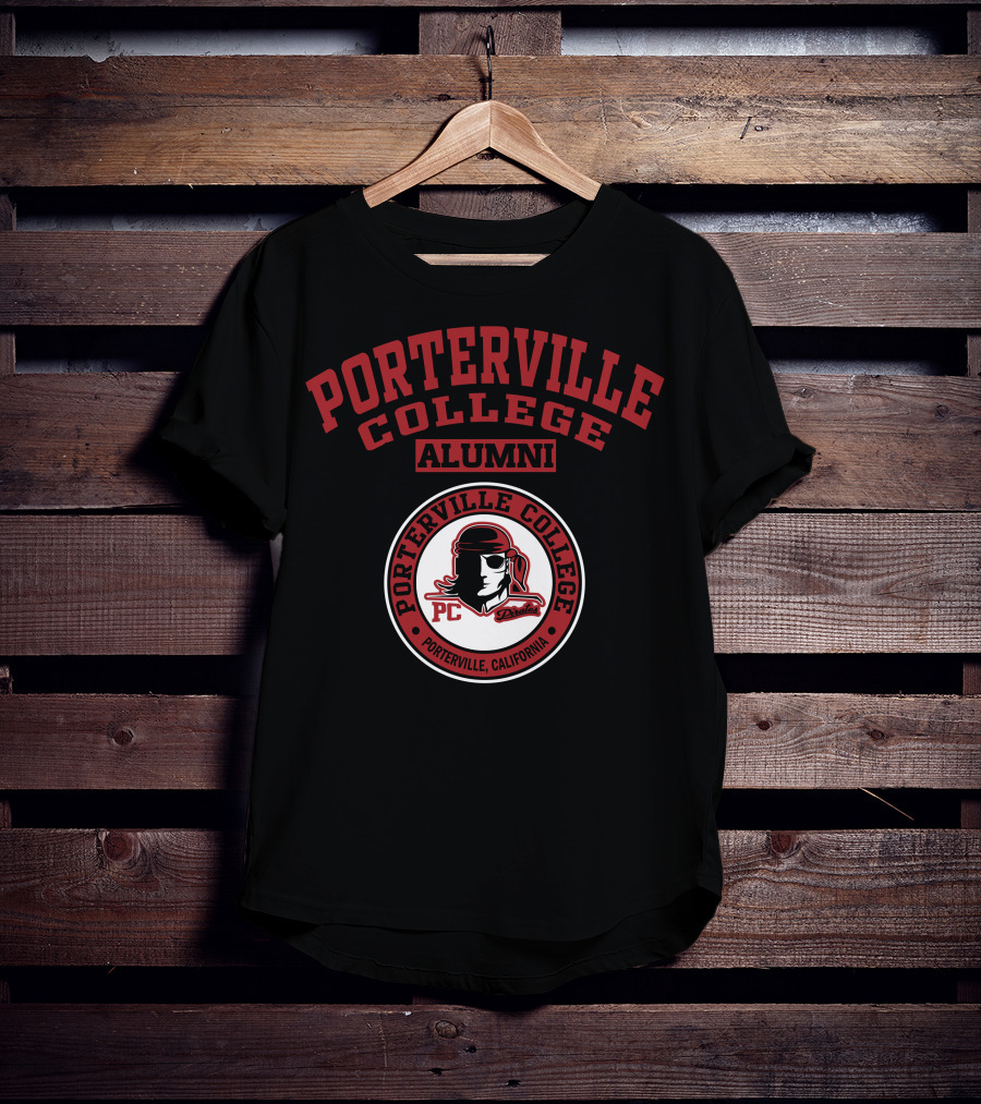 Porterville College Alumni California PC Pirate T-Shirt