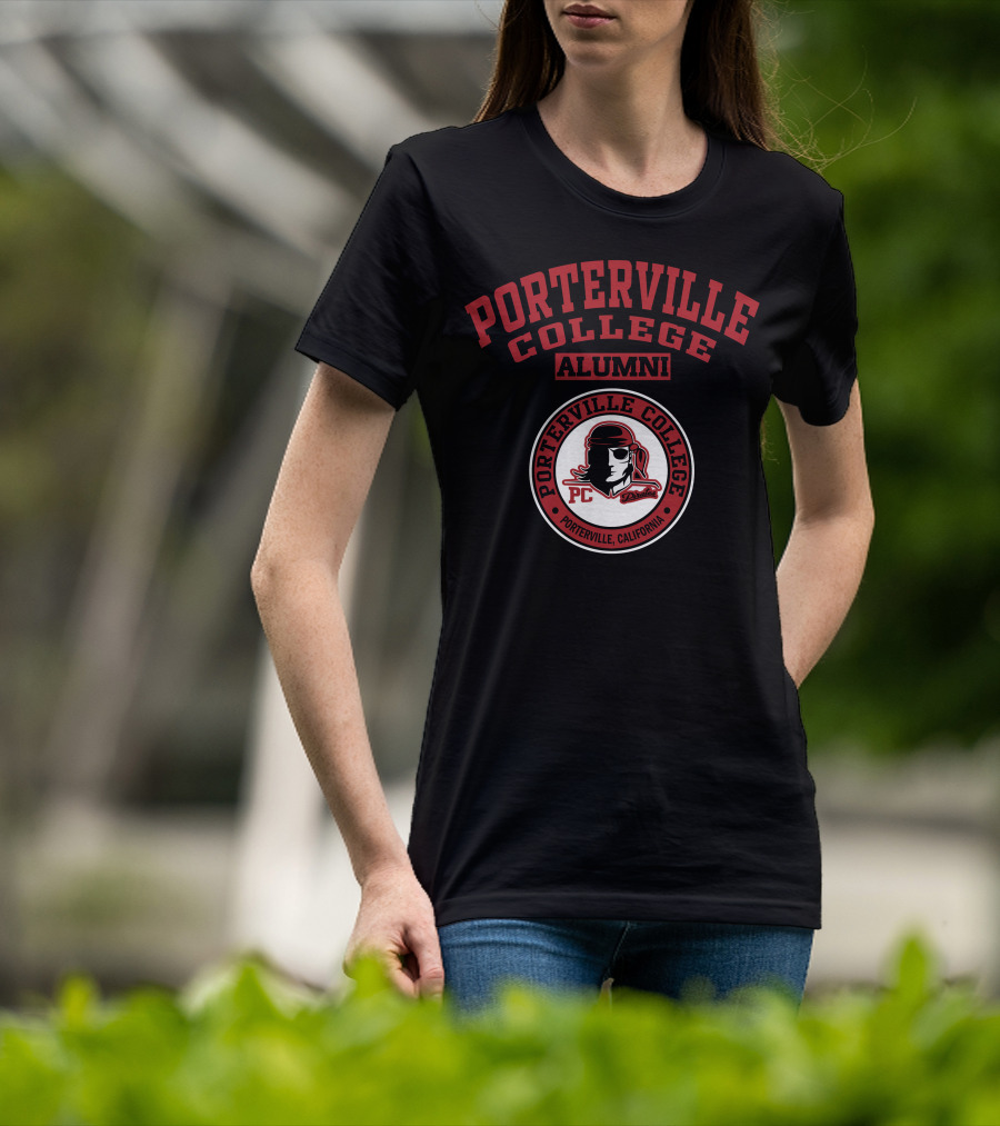 Porterville College Alumni California PC Pirate T-Shirt