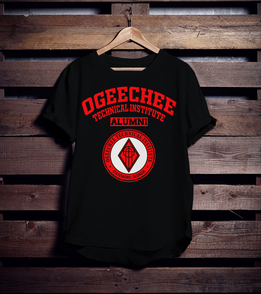 Ogeechee Technical Institute Alumni Statesboro Georgia Emblem T-Shirt