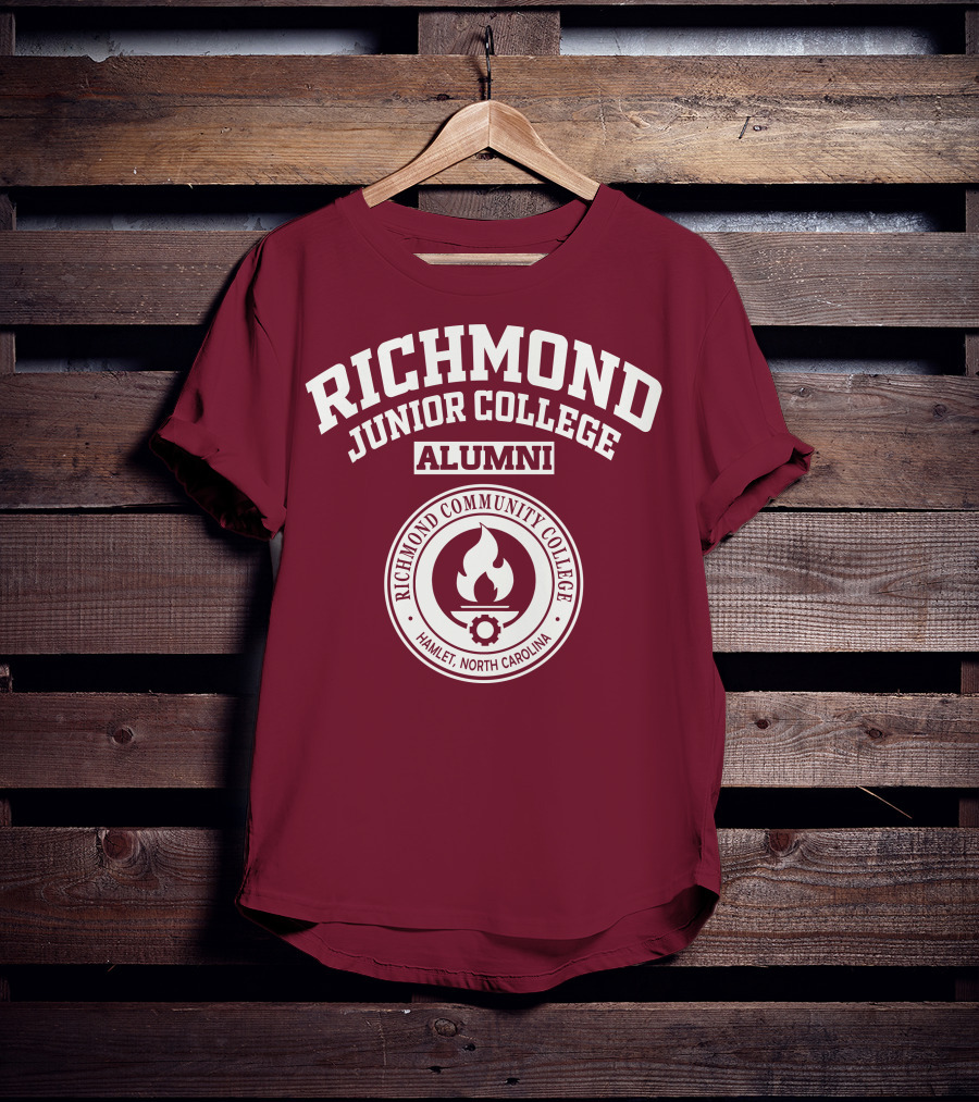 Richmond Junior College Alumni Richmond Community College Hamlet North Carolina T-Shirt