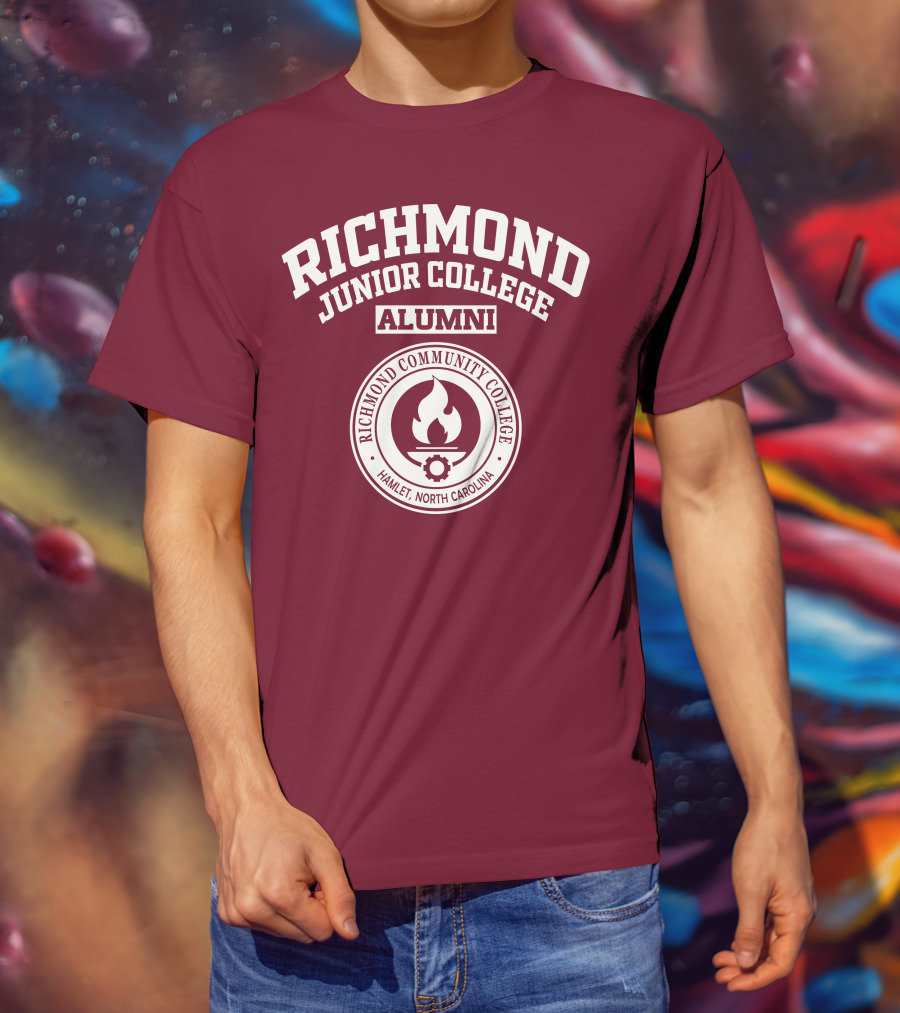 Richmond Junior College Alumni Richmond Community College Hamlet North Carolina T-Shirt
