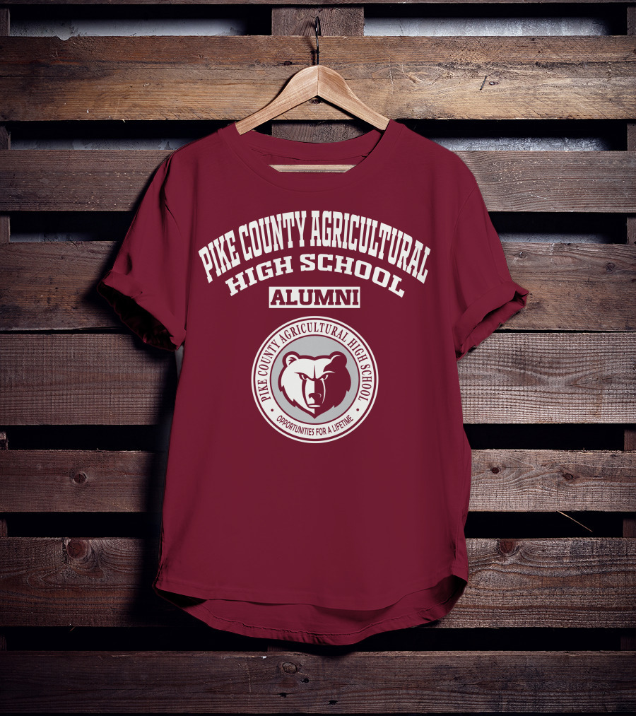 Pike County Agricultural High School Alumni Opportunities For A Lifetime Bear T-Shirt