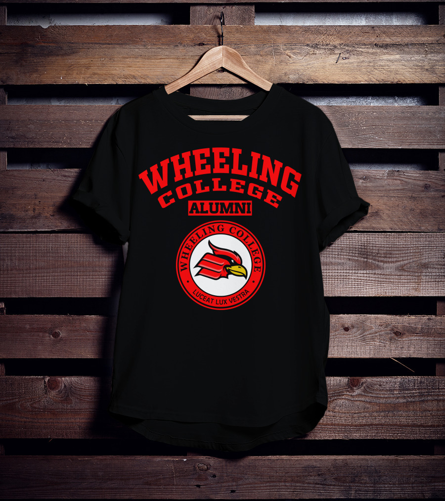 Wheeling College Alumni Cardinal Seal Luceat Lux Vestra T-Shirt