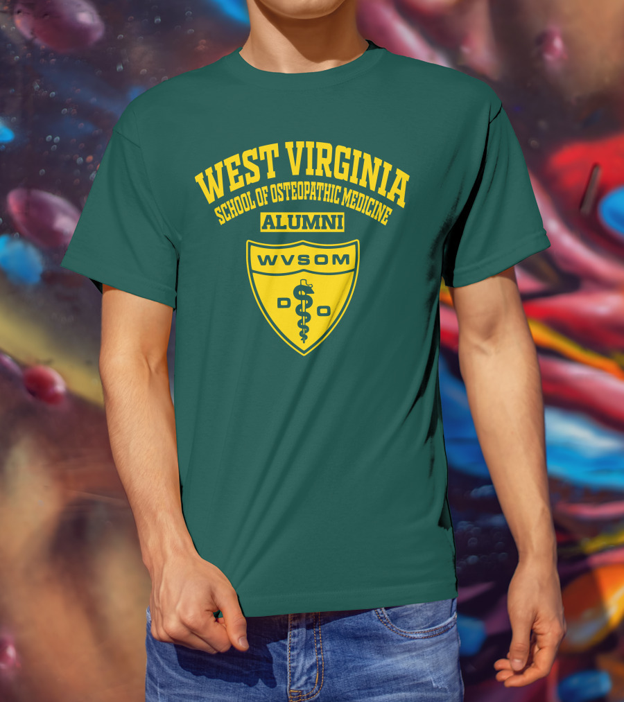 West Virginia School Of Osteopathic Medicine Alumni WVSOM DO Shield T-Shirt