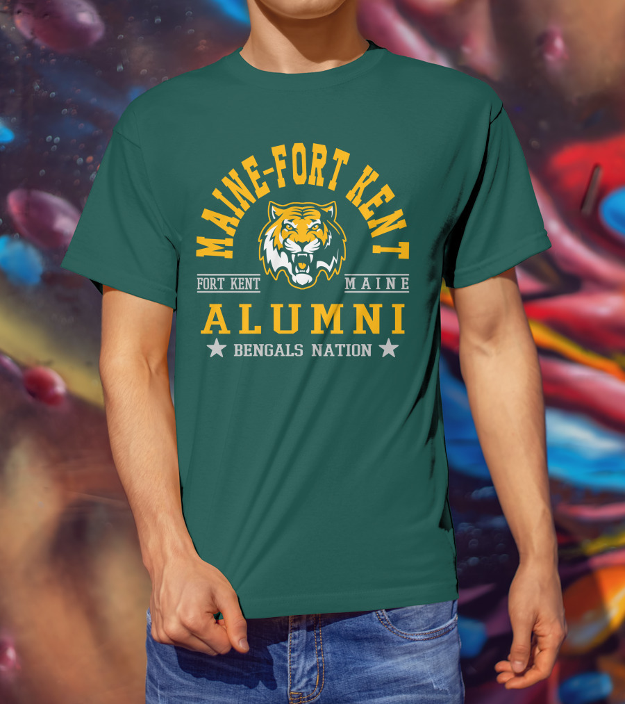 Maine-Fort Kent Alumni Bengals Nation Fort Kent Maine T-Shirt