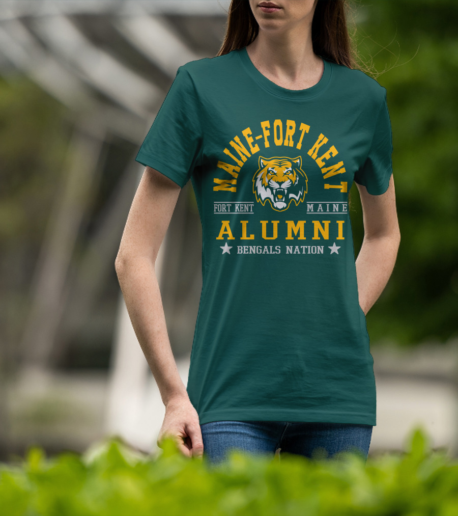 Maine-Fort Kent Alumni Bengals Nation Fort Kent Maine T-Shirt