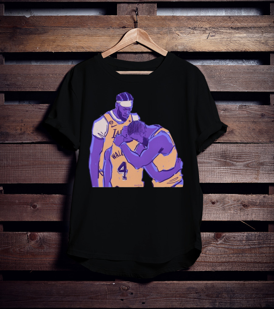 Jack Perkins Lonnie Iv Lakers Team Purehoop Walker 4 T-Shirt