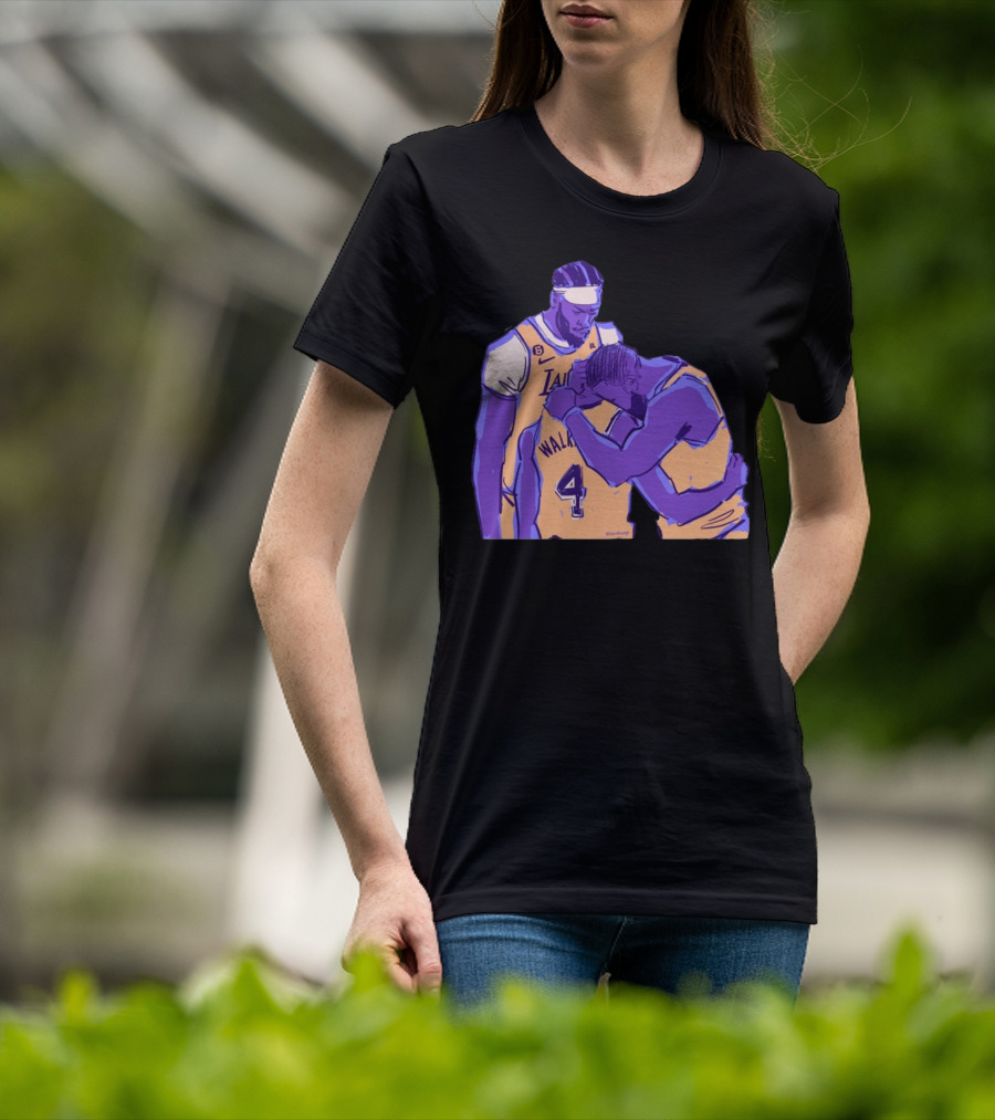 Jack Perkins Lonnie Iv Lakers Team Purehoop Walker 4 T-Shirt