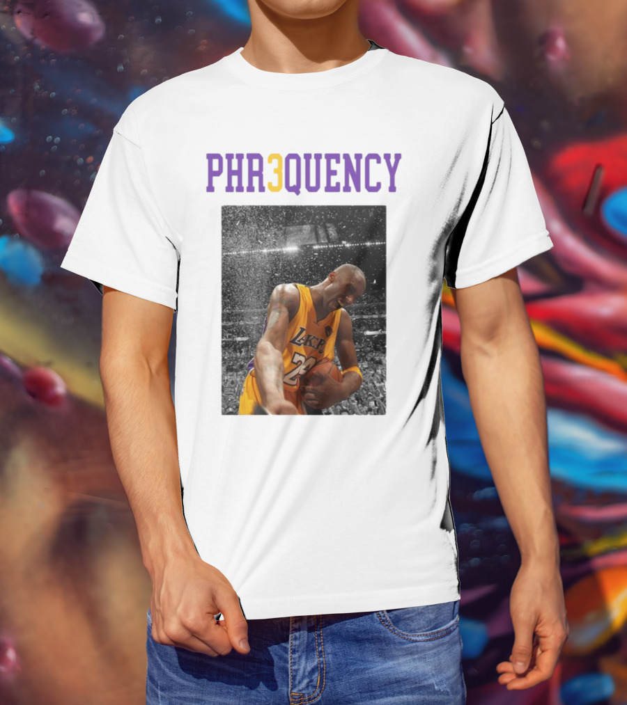PHR3QUENCY Lakers 24 Basketball T-Shirt
