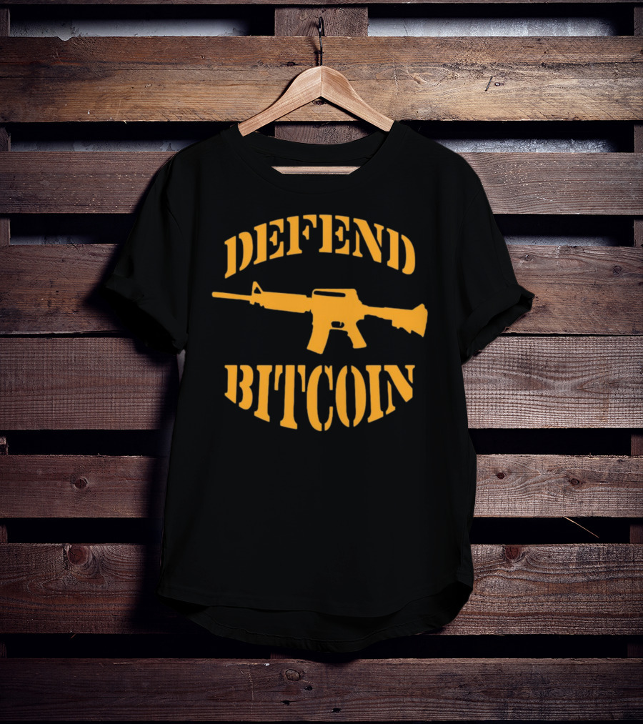 Defend Bitcoin Rifle T-Shirt