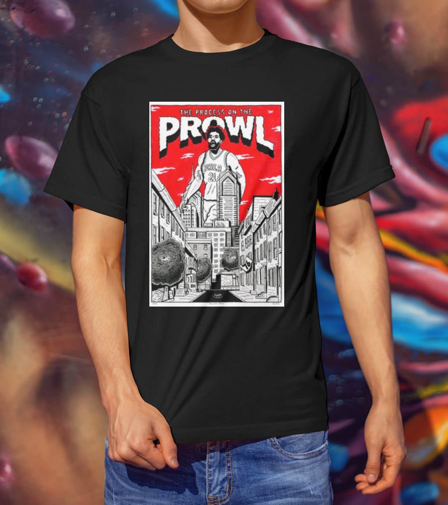 The Process On The Prowl Philadelphia 76ers Basketball Legend T-Shirt