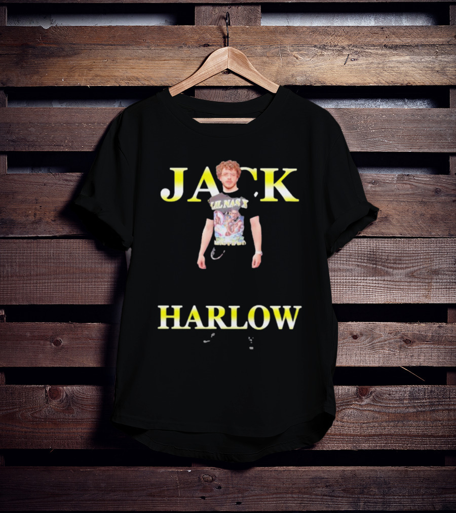 Lil Nas X Wearing Jack Harlow T-Shirt With Jack Harlow T-Shirt