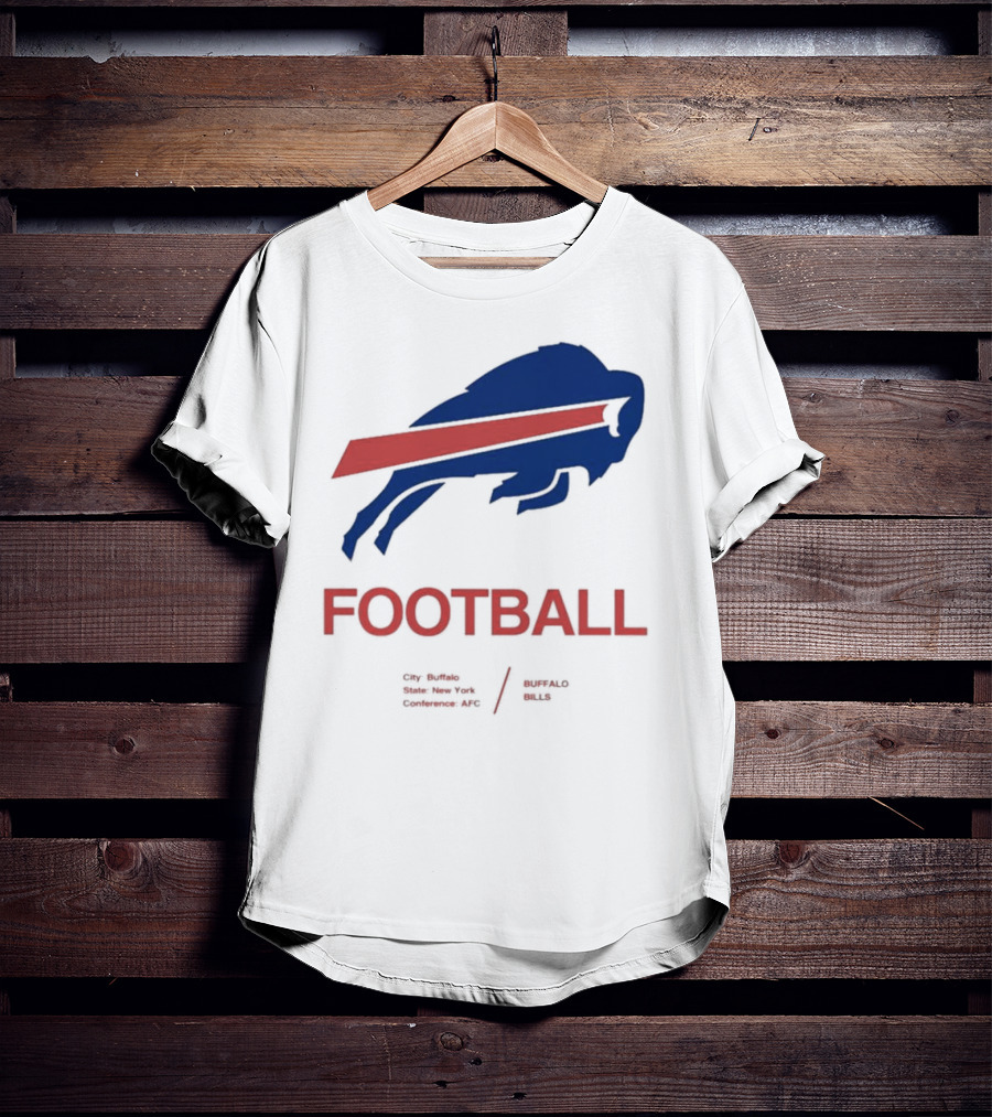 Buffalo Bills Football City Buffalo State New York Conference AFC T-Shirt