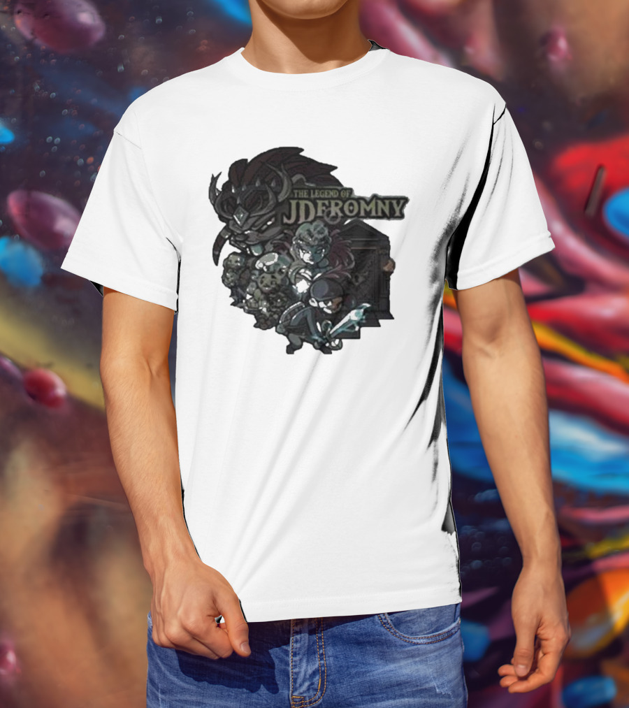 The Legend Of Jdromny Dark Adventure Characters T-Shirt