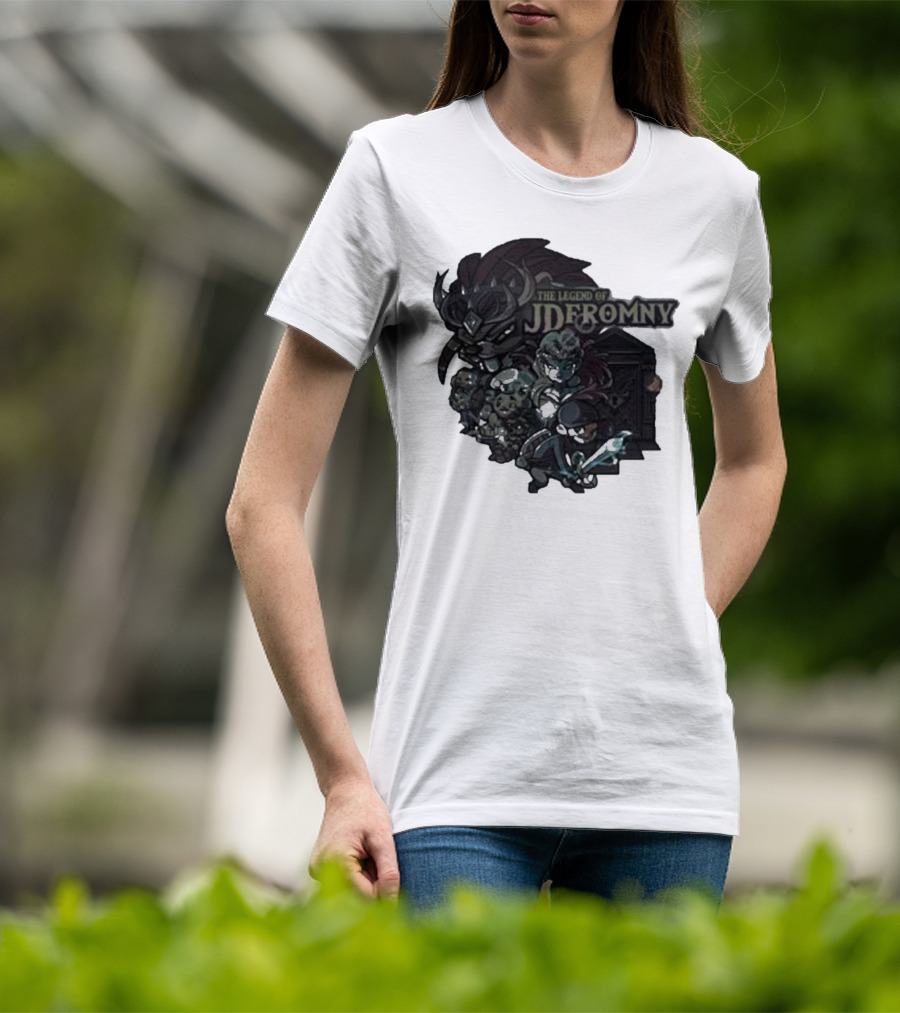 The Legend Of Jdromny Dark Adventure Characters T-Shirt