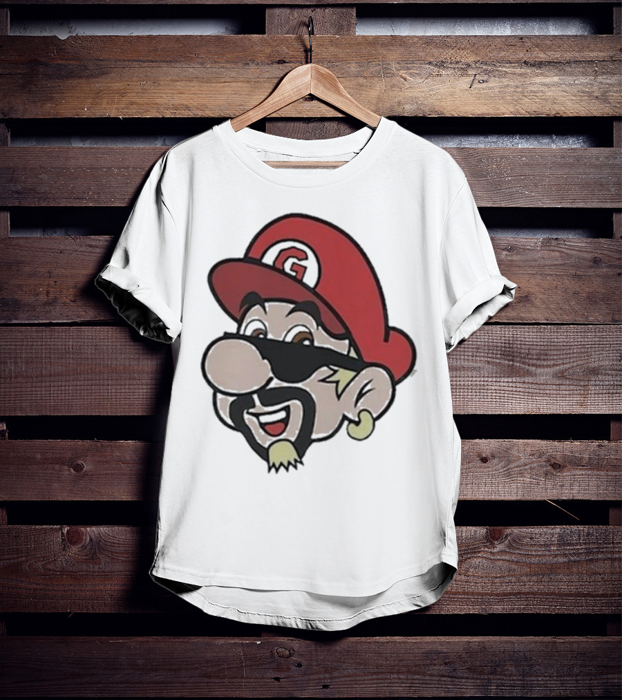 Super Fierio G Mustache Cap T-Shirt